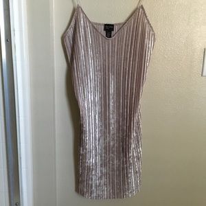 Velvety Silver Dress